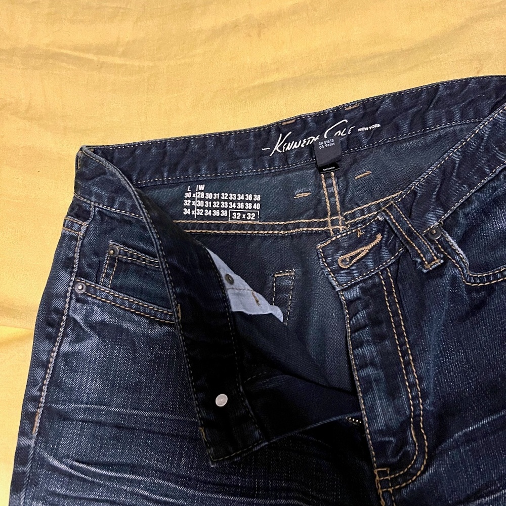 32/32 Kenneth Cole New York, blue/black jeans